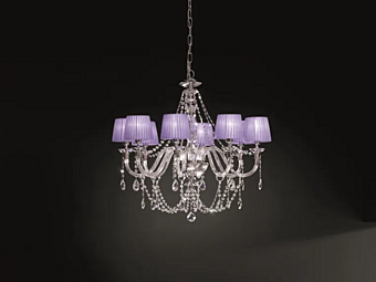 Chandelier with Swarovski crystals Arcobaleno L8 Euroluce Lampadari Chandelier with Swarovski crystals Arcobaleno L8 Euroluce Lampadari factory EUROLUCE LAMPADARi from Italy