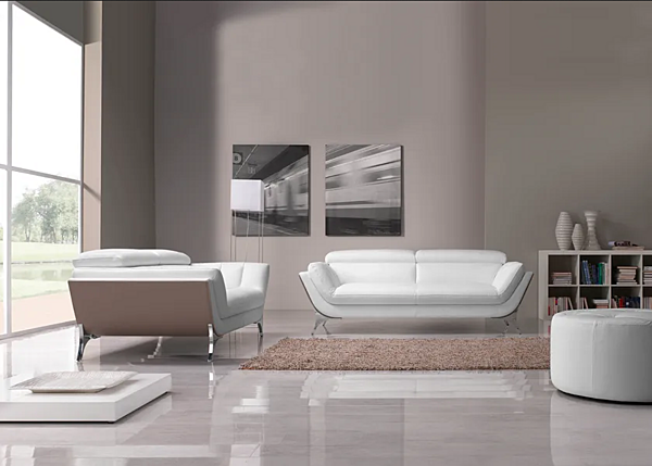 Sueli sofa with headrest Egoitaliano factory Egoitaliano from Italy. Foto №2