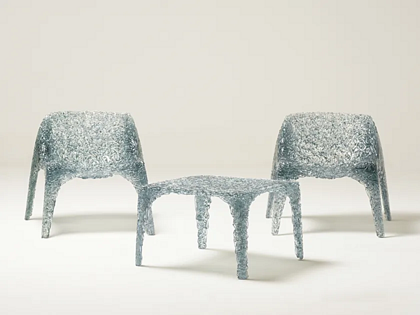 Polycarbonate armchair Veronica Edra factory EDRA from Italy. Foto №1