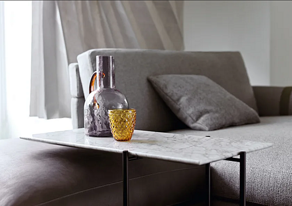 Rectangular marble side table BertO King factory BertO from Italy. Foto №15