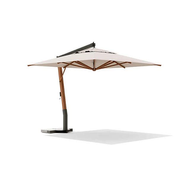 Square Offset Acrylic Garden Umbrella River Lux Atmosphera OMB.RL. factory ATMOSPHERA from Italy. Foto №2