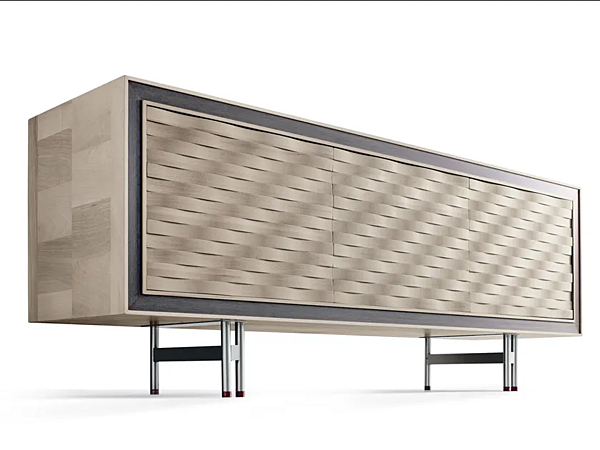 Wooden sideboard with doors DALE Quadra A 612 factory DALE from Italy. Foto №1