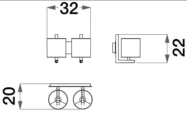 Metal wall lamp Sesto Senso CPRN HOMOOD S587 factory CPRN HOMOOD from Italy. Foto №2