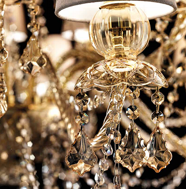 Chandelier SYLCOM 670/4+4 factory SYLCOM from Italy. Foto №2