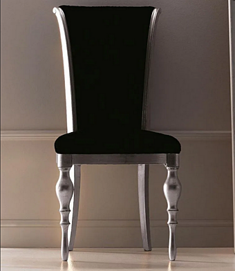 Upholstered high back fabric chair Zoe Cortezari factory CORTE ZARI from Italy