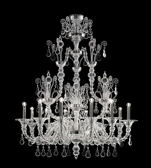 Chandelier Barovier &Toso 5350/18 factory Barovier&Toso from Italy. Foto №2