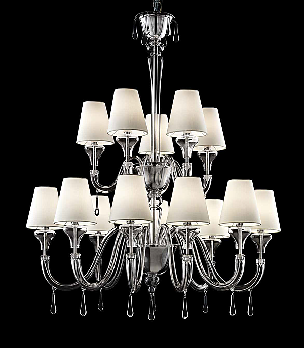 Chandelier Barovier&Toso Maryland 5587/14 factory Barovier&Toso from Italy. Foto №1