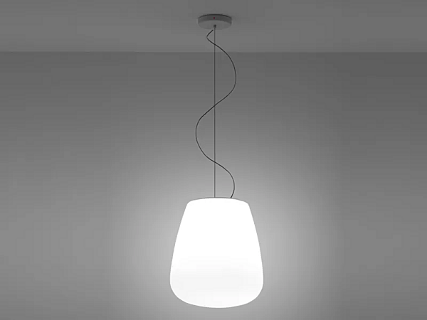 Glass pendant lamp Fabbian Lumi Baka factory Fabbian from Italy. Foto №3
