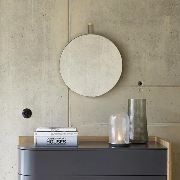 Round Wall Mounted Mirror Glass and Steel LIGNE ROSET Sperl 11250875 factory LIGNE ROSET from Italy. Foto №2