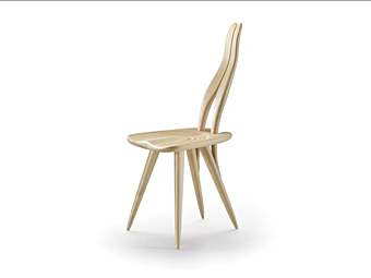 Maple Chair with Upholstered Back ZANOTTA Fenis CM