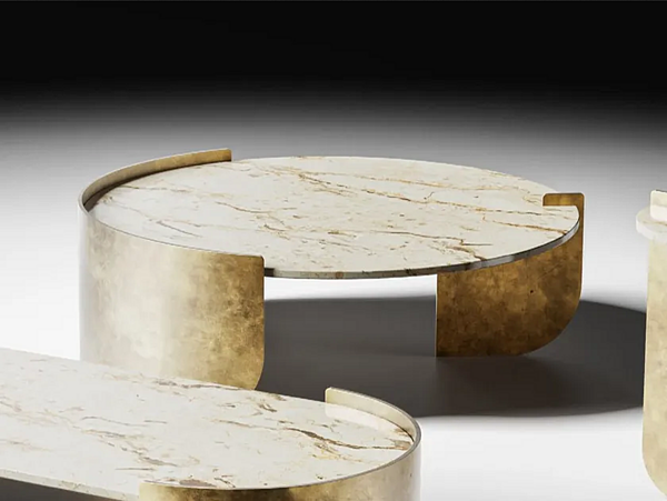 Round ceramic coffee table CASA +39 Osiris EOS302 factory ENCORE (by CASA +39) from Italy. Foto №1