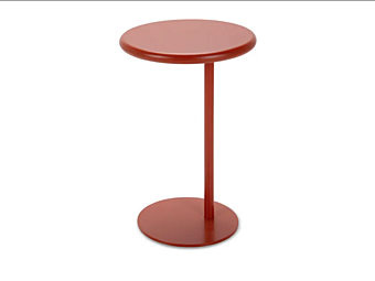 Round wooden side table small biscuit Adrenalina TVL105033