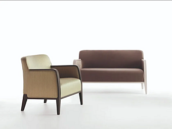2-seater leather sofa Natalie Martini Interiors 2-seater leather sofa Natalie Martini Interiors factory MARTINI INTERIORS from Italy