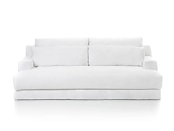 Fabric sofa with removable cover Gervasoni Loll 16 factory Gervasoni from Italy