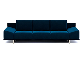 Three-seater fabric sofa Ipanema Paolo Castelli SED.IPAA.110.SUP