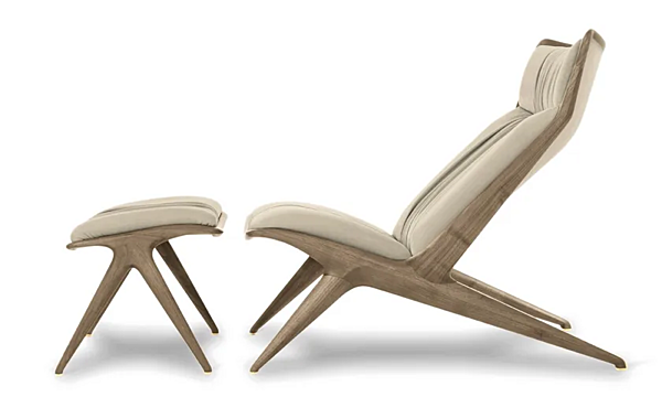 Solid Wood Lounge Chair AURORA By OPERA CONTEMPORARY factory OPERA CONTEMPORARY from Italy. Foto №2