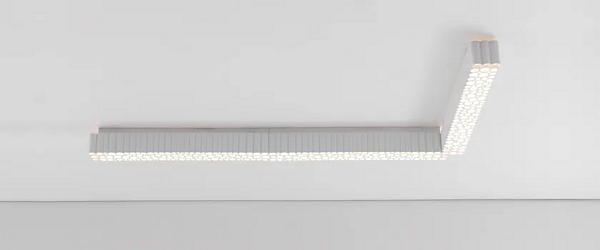 Technopolymer wall lamp ceiling lamp Calipso Artemide Linear System factory Artemide from Italy. Foto №3