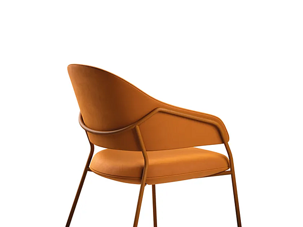 Fabric armchair with soft back Athena INNOVA Imbottiti factory Innova Imbottiti from Italy. Foto №3