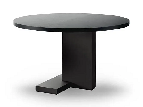 Round wooden meeting table Inca I 4 Mariani factory i 4 Mariani from Italy. Foto №1