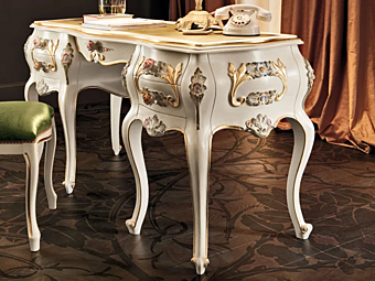 Solid wood writing desk with drawers Modenese Luxury Interiors 11303 factory MODENESE GASTONE from Italy