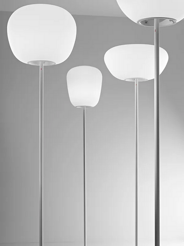 Glass floor lamp Fabbian Lumi Mochi factory Fabbian from Italy. Foto №3