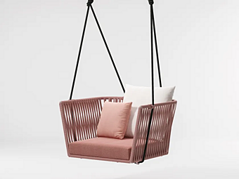 Hanging Garden Chair Bitta Kettal factory KETTAL from Italy
