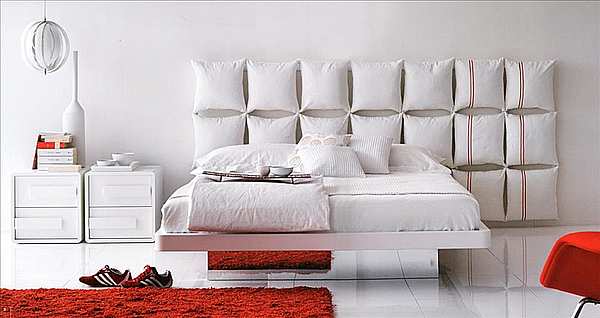 Bed OLIVIERI Pixel LE370 - N + CS370 Letti &amp; Complementi Notte