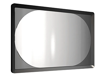 Rectangular Wooden Mirror with Frame Eclipse CPRN HOMOOD E211