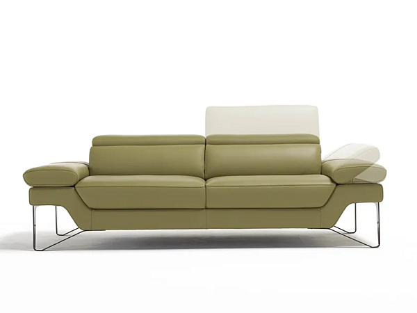 2-seater leather sofa with soft back Egoitaliano Princess factory Egoitaliano from Italy. Foto №1