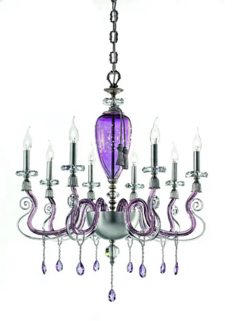 Chandelier with Swarovski crystals Euroluce Lampadari Iside L8 4 Chandelier with Swarovski crystals Euroluce Lampadari Iside L8 4 factory EUROLUCE LAMPADARi from Italy