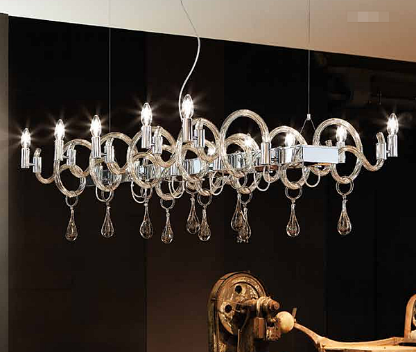Chandelier SYLCOM 2000/10 factory SYLCOM from Italy. Foto №1