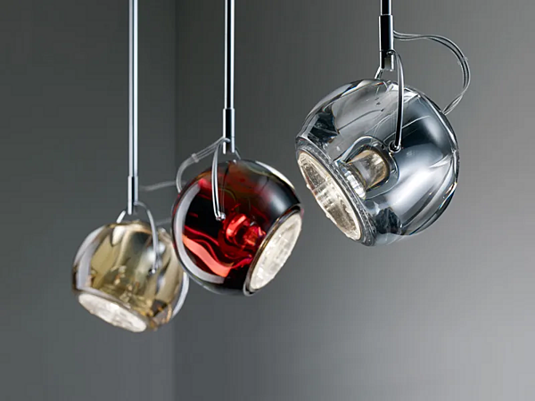 Pendant lamp Beluga Colour Fabbian factory Fabbian from Italy. Foto №7