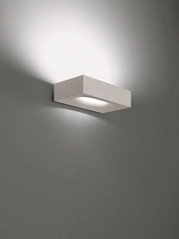 LED Dimmable Wall Light Aluminium Melete Artemide 1634010A, 1633W10A, 1633010A factory Artemide from Italy. Foto №2