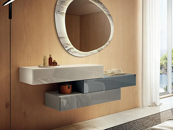 Chest of drawers LAGO 36E8 0663 wooden design with drawers 0663 factory LAGO from Italy. Foto №1