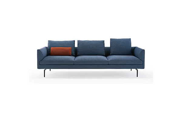 Sectional sofa with removable cover Flamingo ZANOTTA factory ZANOTTA from Italy. Foto №3