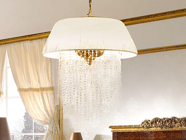 Fabric pendant lamp A.R. Arredamenti Grand Royal factory A.R.ARREDAMENTI SRL from Italy. Foto №1