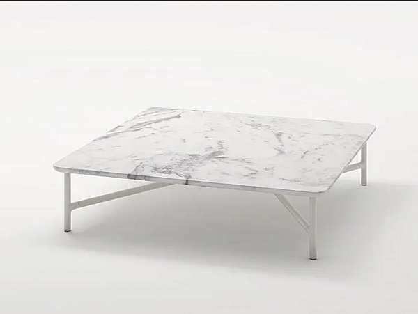 Low square coffee table Nesso Paola Lenti factory PAOLA LENTI from Italy. Foto №1