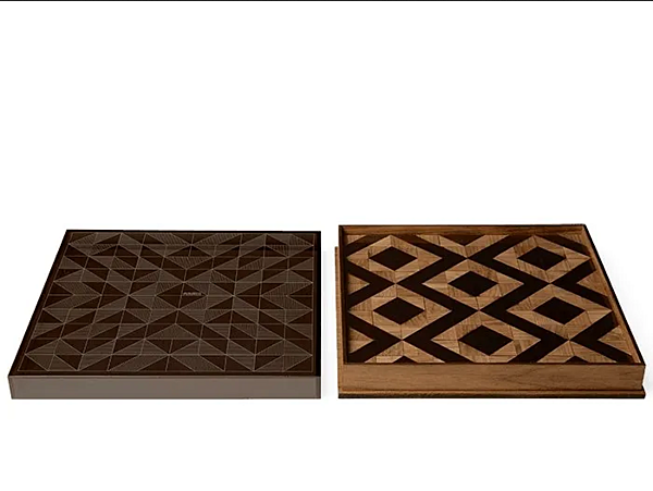 Walnut and Metacrylate Game DIY GIORGETTI GA410G factory GIORGETTI from Italy. Foto №2