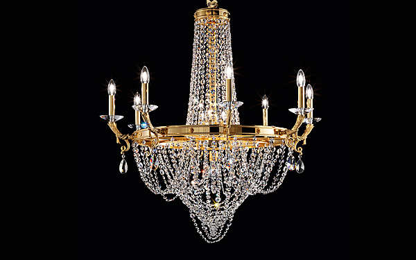 Chandelier MASIERO (EMME PI LIGHT) VE 805 8+4+1 factory MASIERO (EMME PI LIGHT) from Italy. Foto №1