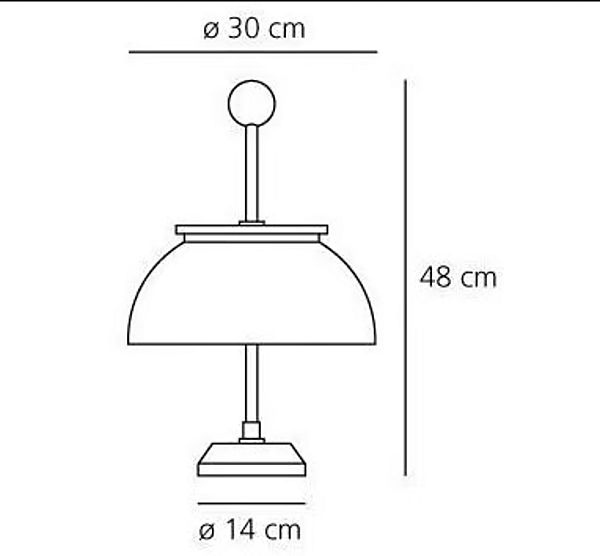 LED Desk Lamp Nickel Alfa Artemide 0026010A factory Artemide from Italy. Foto №6