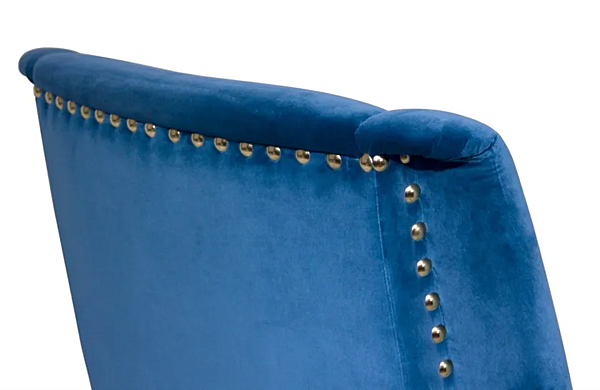 Upholstered Velvet Armchair Inca BRABBU factory BRABBU from Italy. Foto №5