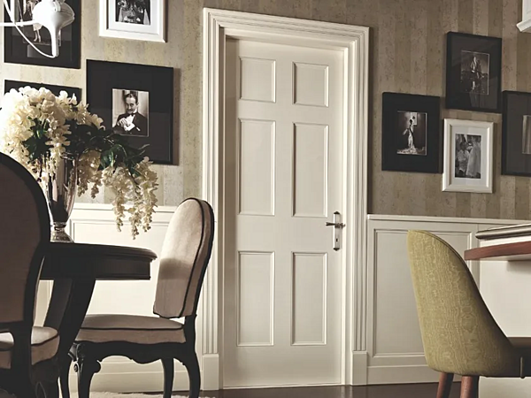 Hinged wooden door Donatello Martini Interiors factory MARTINI INTERIORS from Italy. Foto №1
