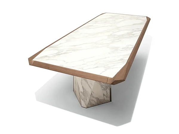 Rectangular marble table Amadeus GIORGETTI 73120, 73121, 73125 factory GIORGETTI from Italy. Foto №2