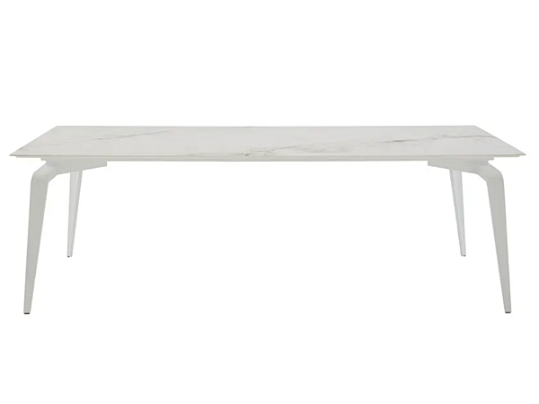 Rectangular porcelain stoneware table LIGNE ROSET Odessa 005CEW6W factory LIGNE ROSET from Italy. Foto №1