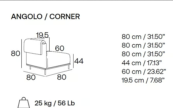 Corner Modular Sofa in Expanded Polyurethane Ombra by Adrenalina IMB1072187 factory ADRENALINA from Italy. Foto №4