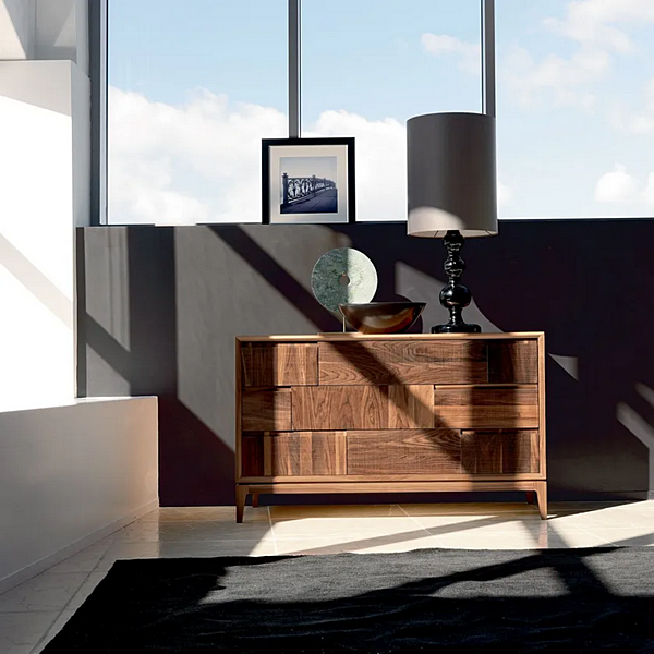 Walnut chest of drawers DALE Trama e Ordito M119 factory DALE from Italy. Foto №2