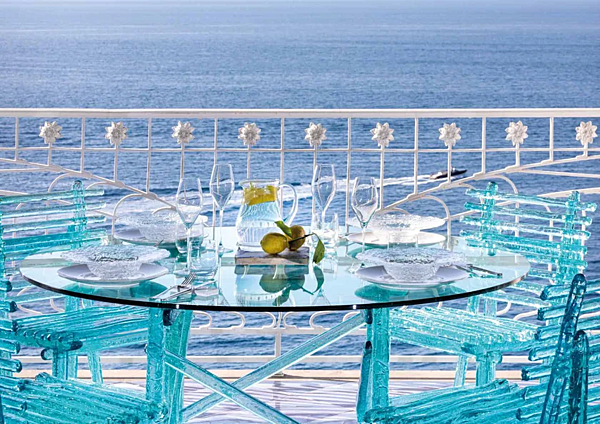 Polycarbonate outdoor chair A Mare Edra AMR010 factory EDRA from Italy. Foto №7