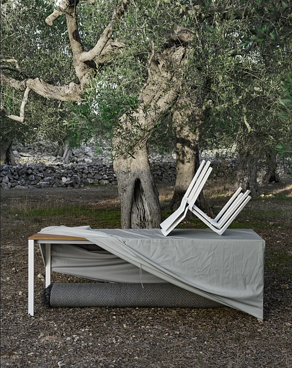 Polyester garden furniture cover Kristalia Casper factory Kristalia from Italy. Foto №4