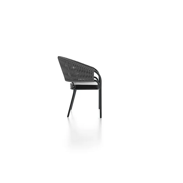 Aluminium chair with armrests and integrated cushion Atmosphera Pleasure 2.0 PLS.SB. factory ATMOSPHERA from Italy. Foto №8