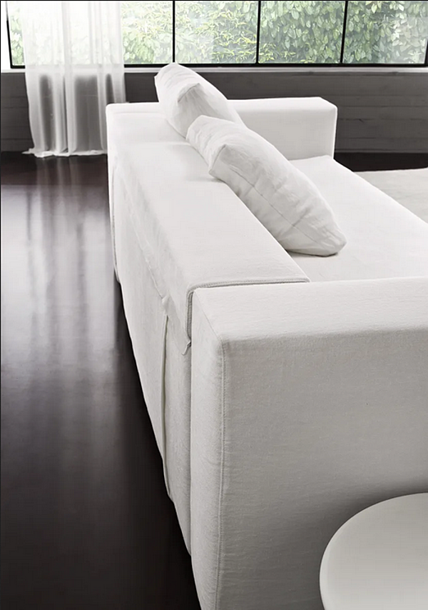 Two Seater Fabric Sofa Bed with Removable Cover Duomo Design Harmony factory Duomo Design from Italy. Foto №3